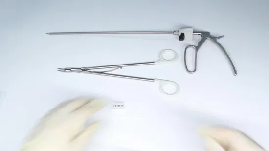Applicateur de clips réutilisables, Clip de ligature Hemolok, Instrument laparoscopique