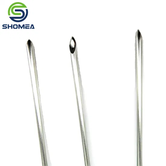 Shomea – aiguilles d'insufflation personnalisées en acier inoxydable 304/316, aiguille Veress