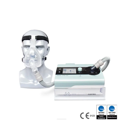 Appareil respiratoire de haute qualité Auto CPAP Bpap Bipap pour appareil médical Osa Prix de ventilation Machine avec humidificateur Thérapie du sommeil à domicile